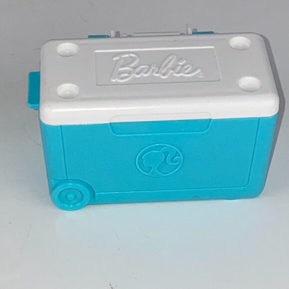 Barbie Cooler Ice Chest Pretend Play Accessories For Kids Place Sets Open Close - Picture 2 of 6
